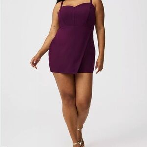 Torrid Deep Purple Mini Dress